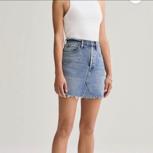 Agolde Denim Mini Skirt - Size 24